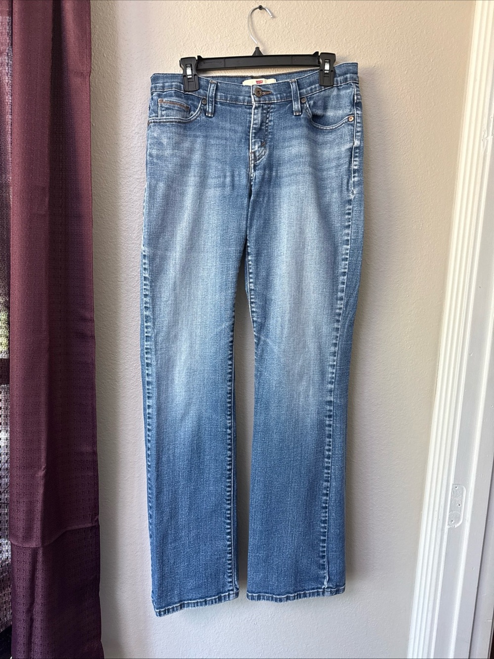 B7/1 Levi’s Womens 529 Curvy Boot Cut Denim Jeans Size 12
